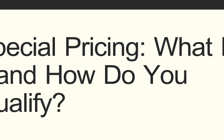 what-is-special-pricing-and-how-do-you-qualify